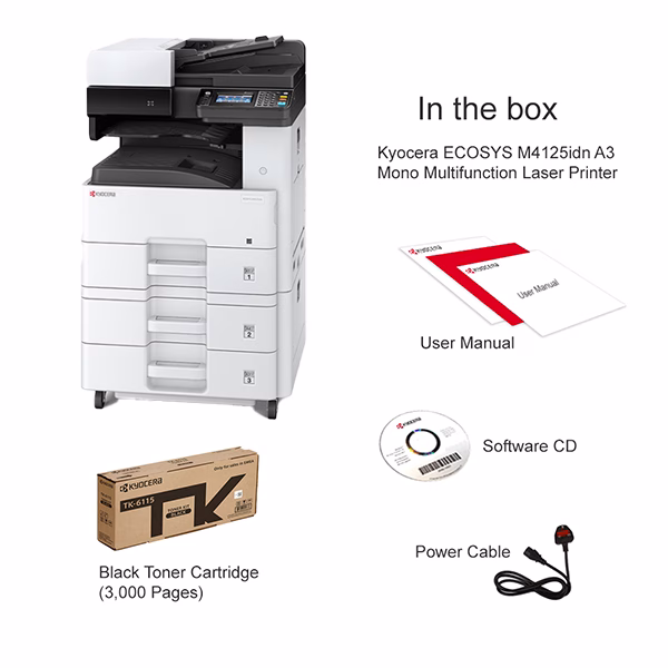 Kyocera ECOSYS M4125IDN Multifunction Printer